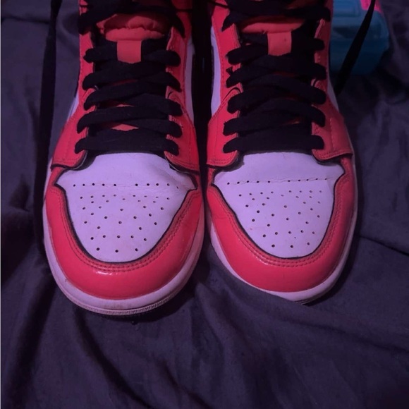 Red and White Sneakers - Picture 1 of 4